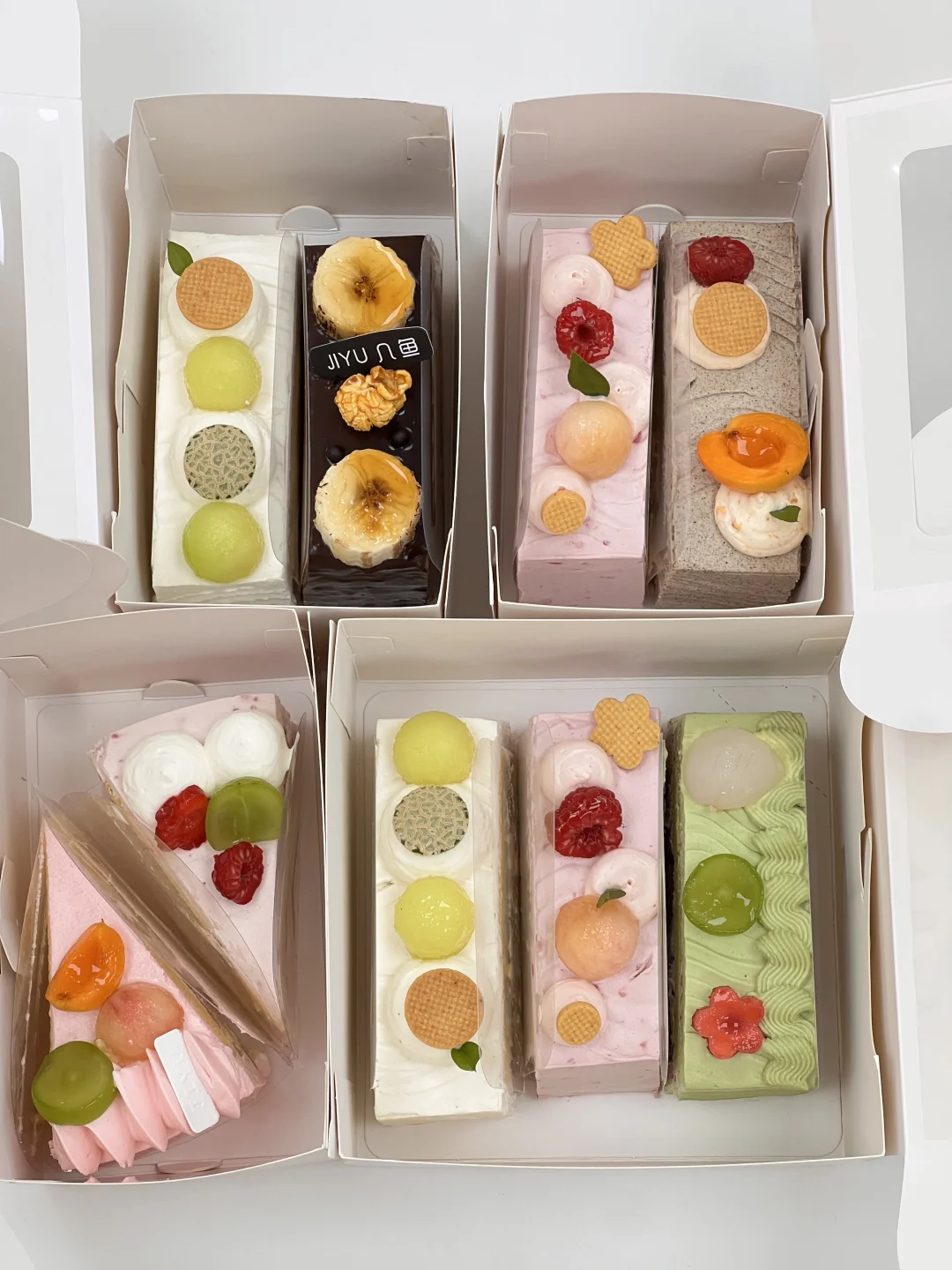 成都几鱼｜长条形 三角形切块蛋糕完美打包😍