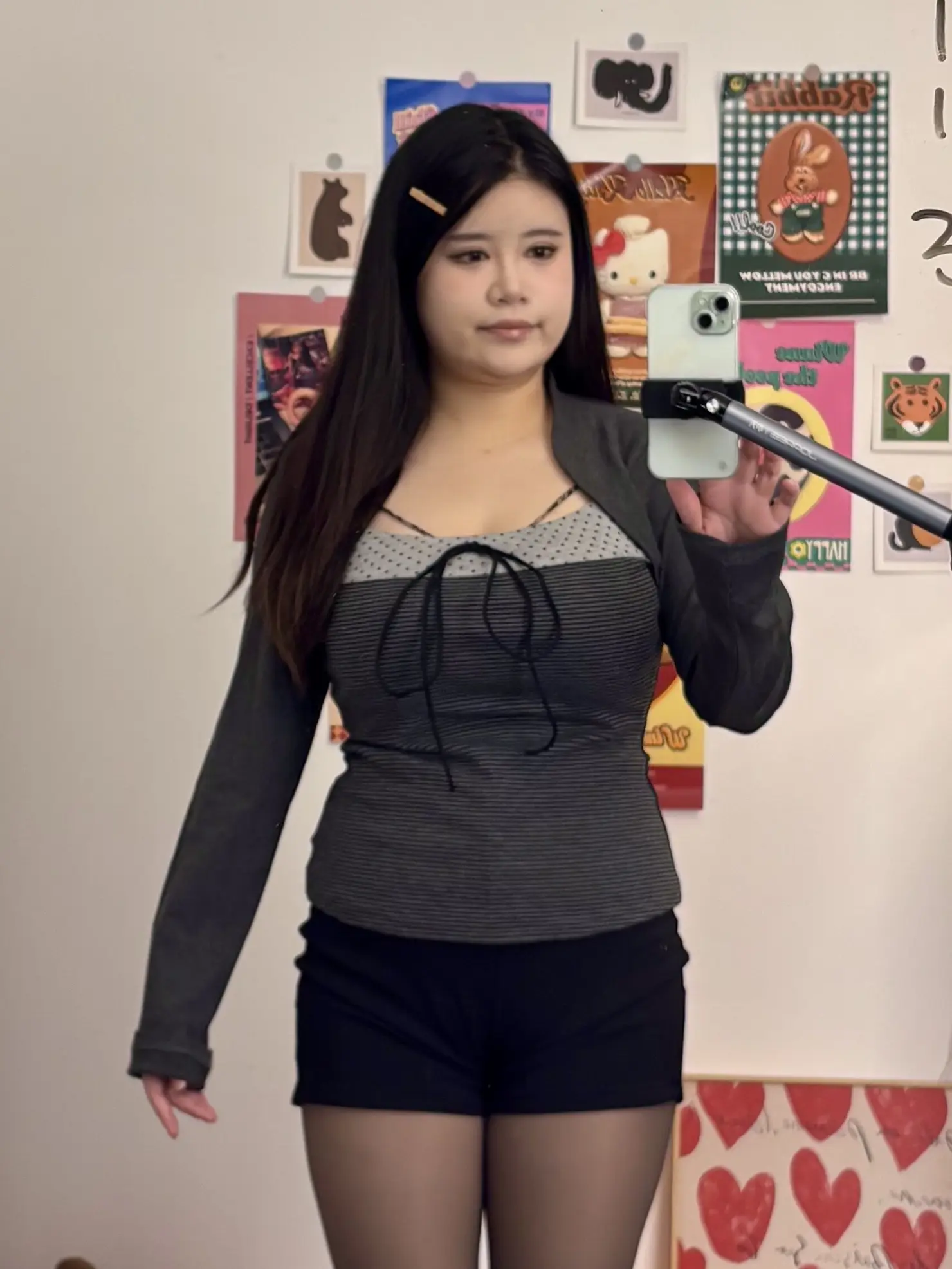 适合苹果型的上衣。真的很小公主很显瘦