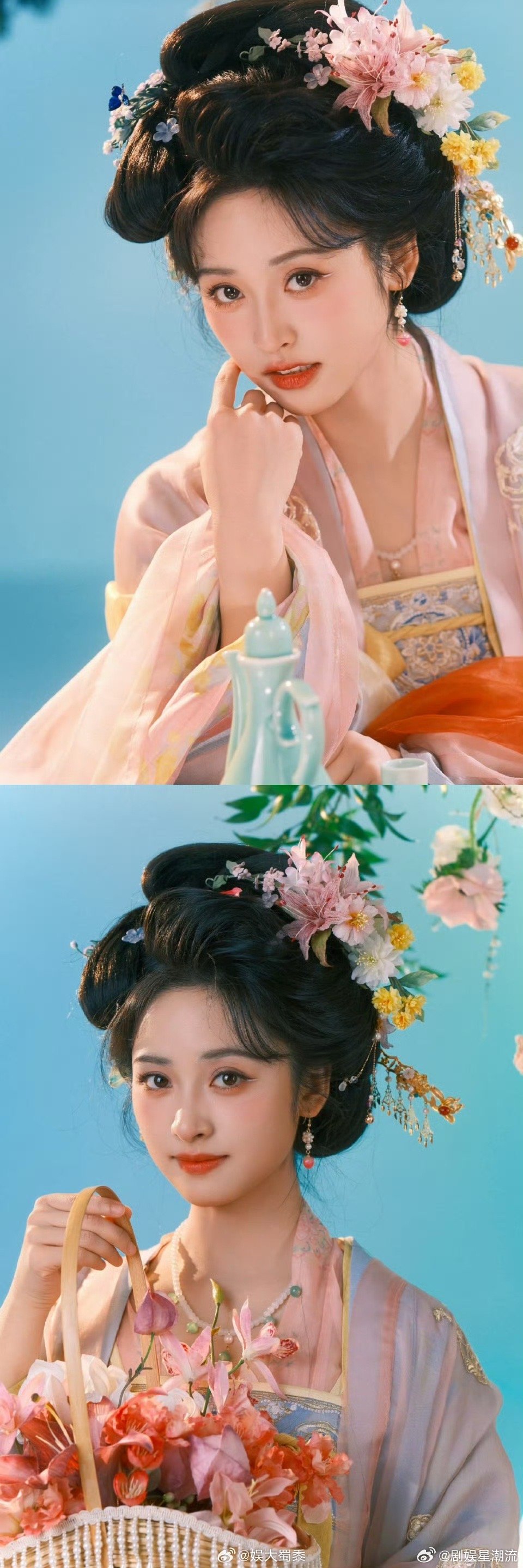 沈月 古装剧本沈月✨ 盼她入古装绮梦在光影交织的时尚视野中，沈月的一组写真仿若划