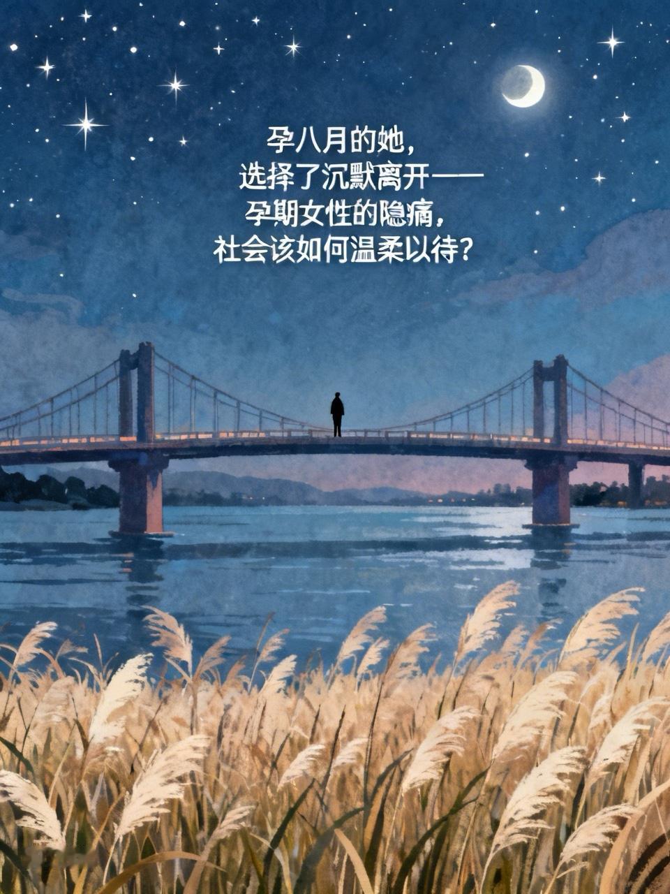 “孕八月的她，选择了沉默离开——孕期女性的隐痛，社会该如何温柔以待？”

凌晨的