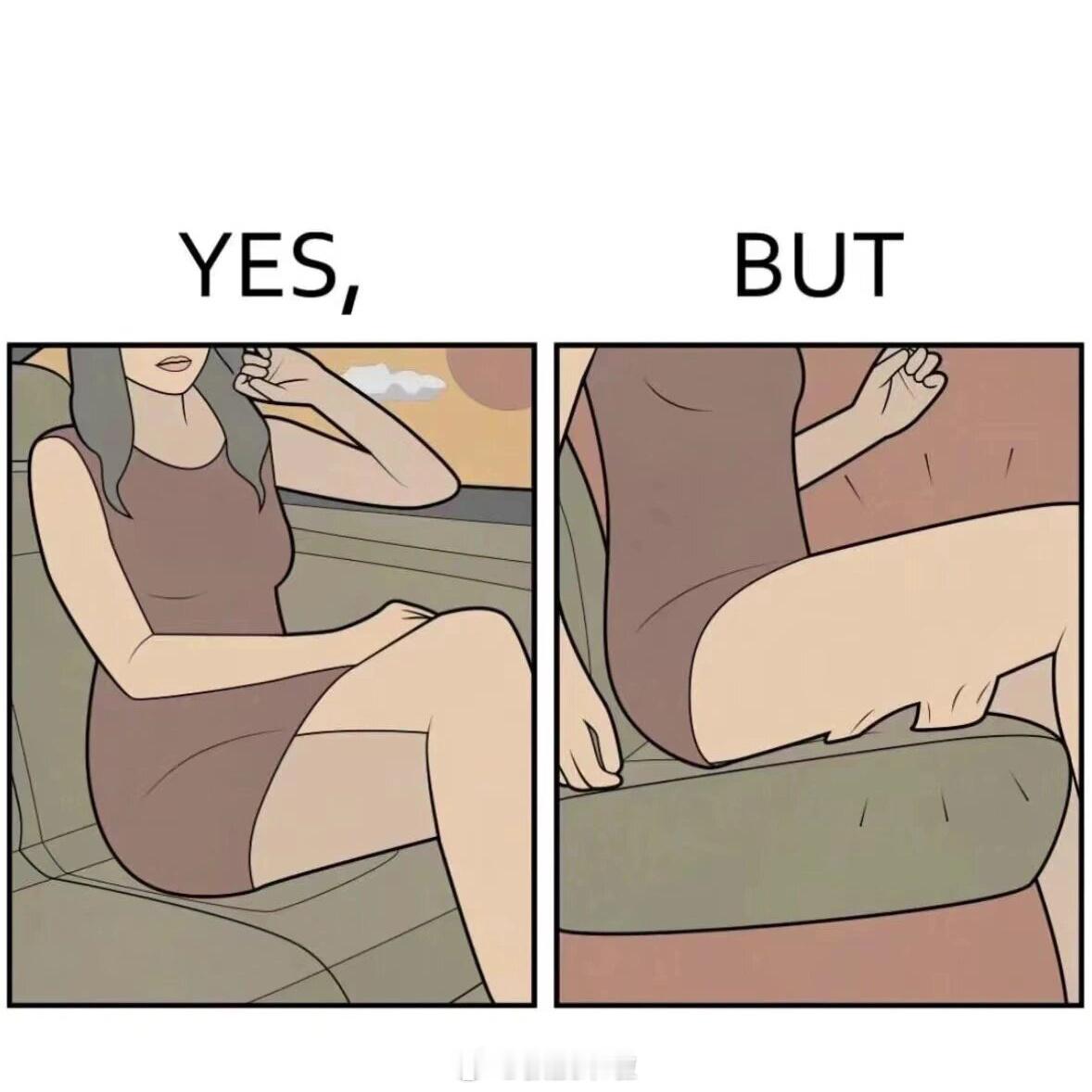 俄罗斯插画师Anton Gudim创作的“Yes，But”系列插图，真实住了，1