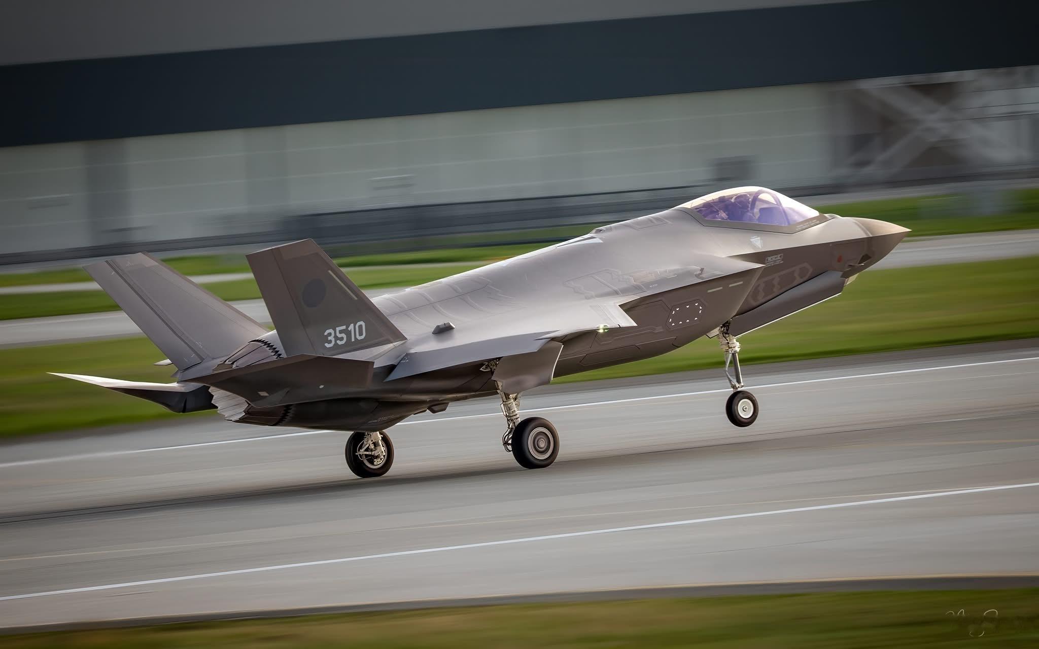 今日肥电 2026年5月22日，波兰空军首批3架F-35A（3509、3510、