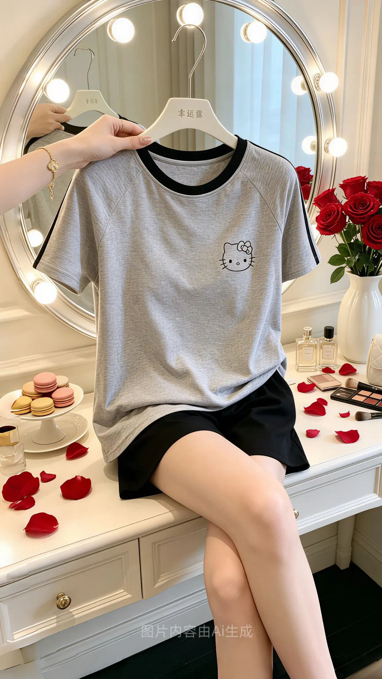 家居服的实用性 睡衣怎么穿好看 kitty家居服 强烈推荐 好看的家居穿搭