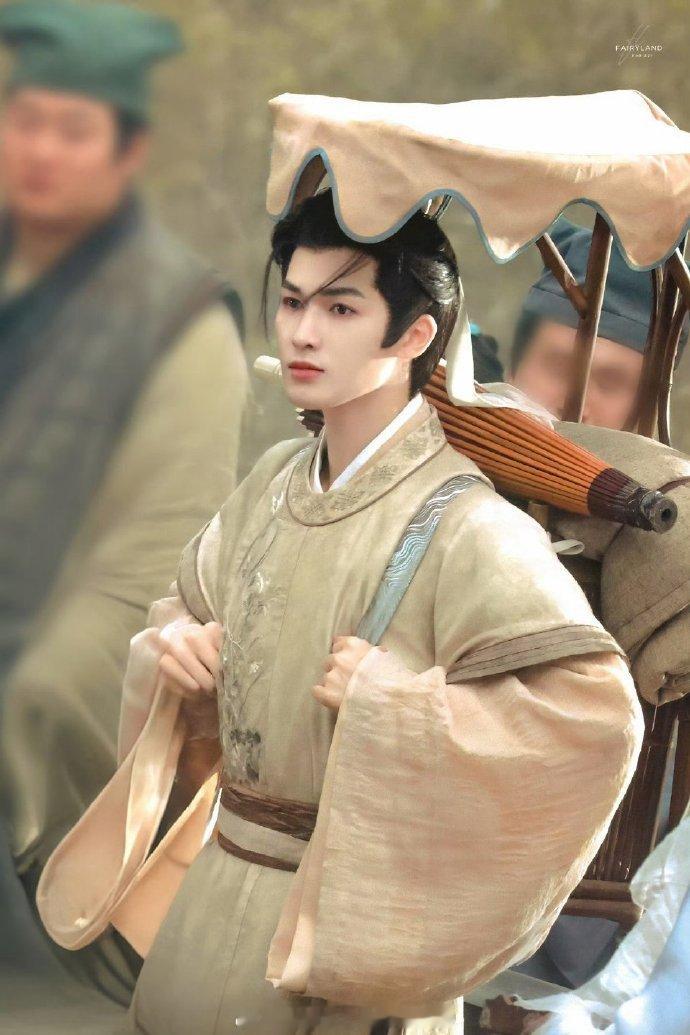 朱正廷《心间错》路透，好适合古装 