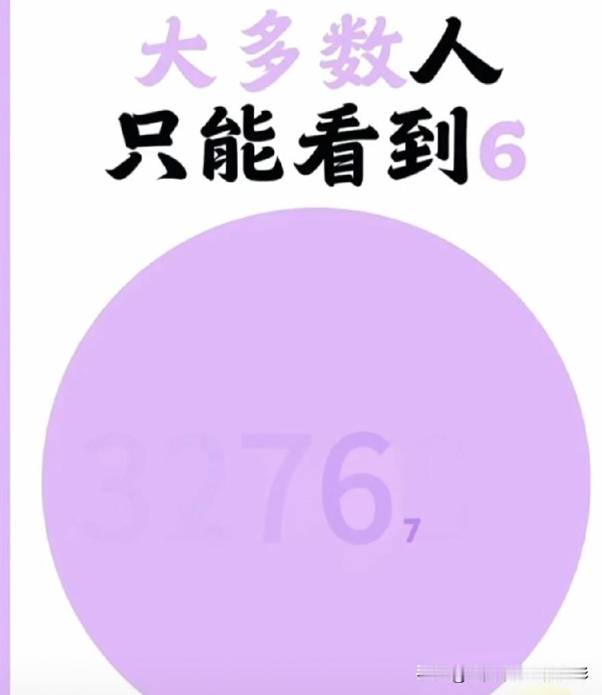 视力小测试，大多数人只看见数字6，你能全部看出里面数字吗？