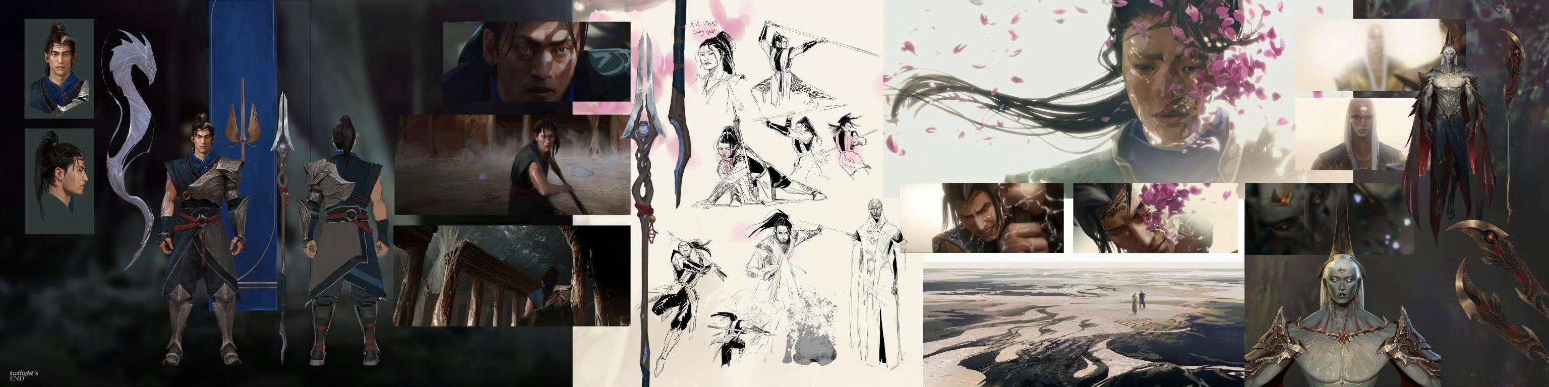 赵信CG动画概念设计英雄联盟acg优创官