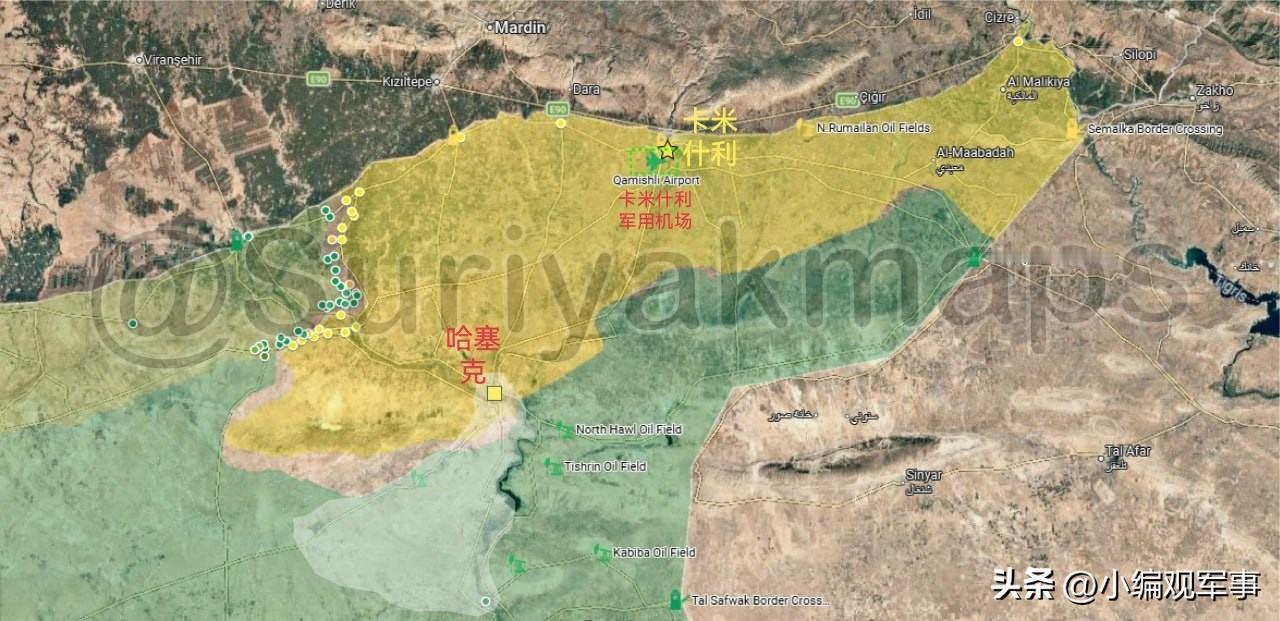 2026年2月10日—11日叙利亚局势：

1.哈塞克省局势（2月10日，图一）