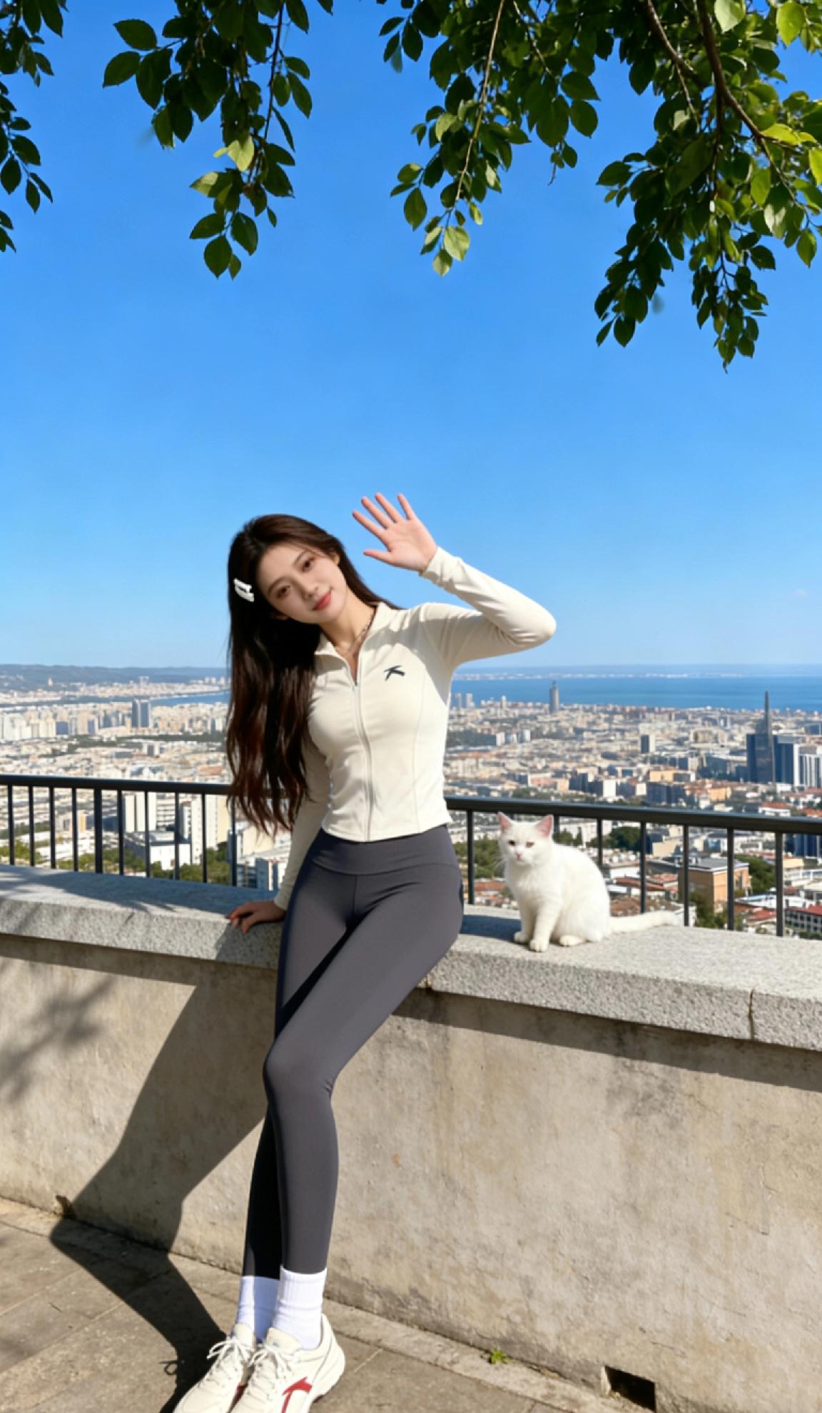 阳光下的美好时光，与猫咪共享的惬意午后