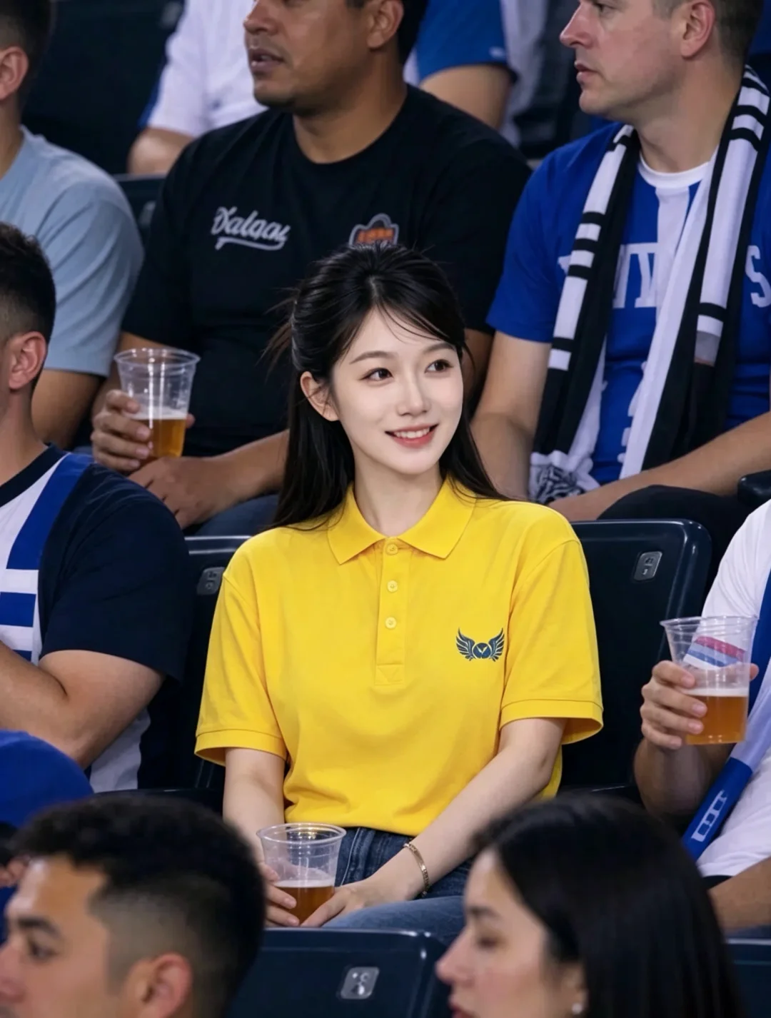 ⚽️被美女看台照惊艳到了！竟被官方抓拍到了