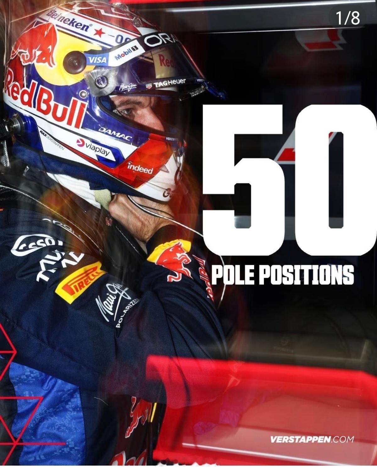 F1维斯塔潘拿下新加坡站杆位 F1新加坡大奖赛排位赛结束，维斯塔潘发挥稳定，斩获