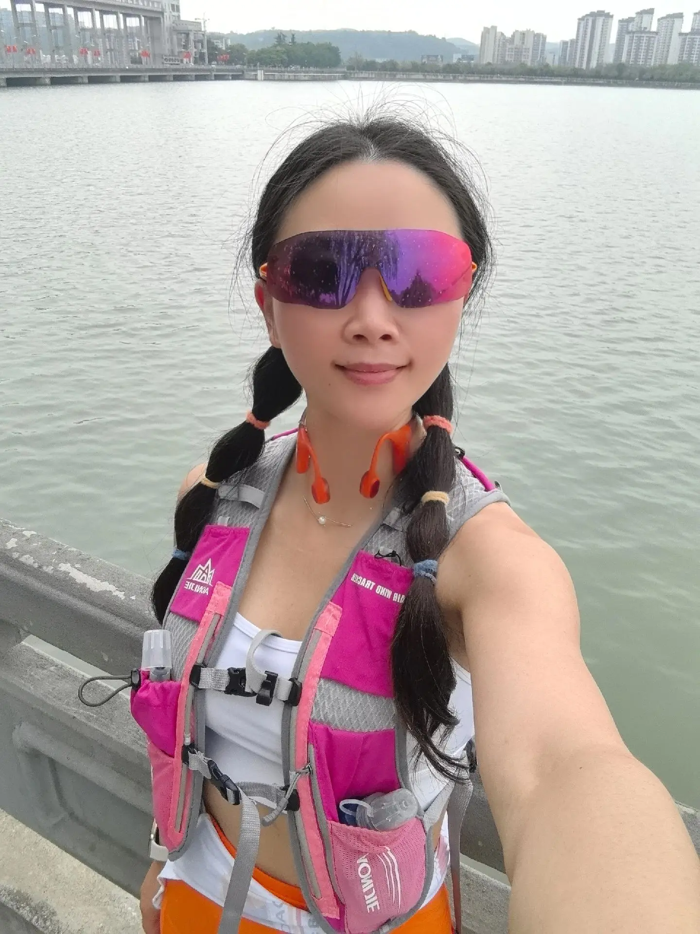 被大神们拉爆了，五里梁体力都耗尽，后面都在板命😭，第一次挑战35公里...