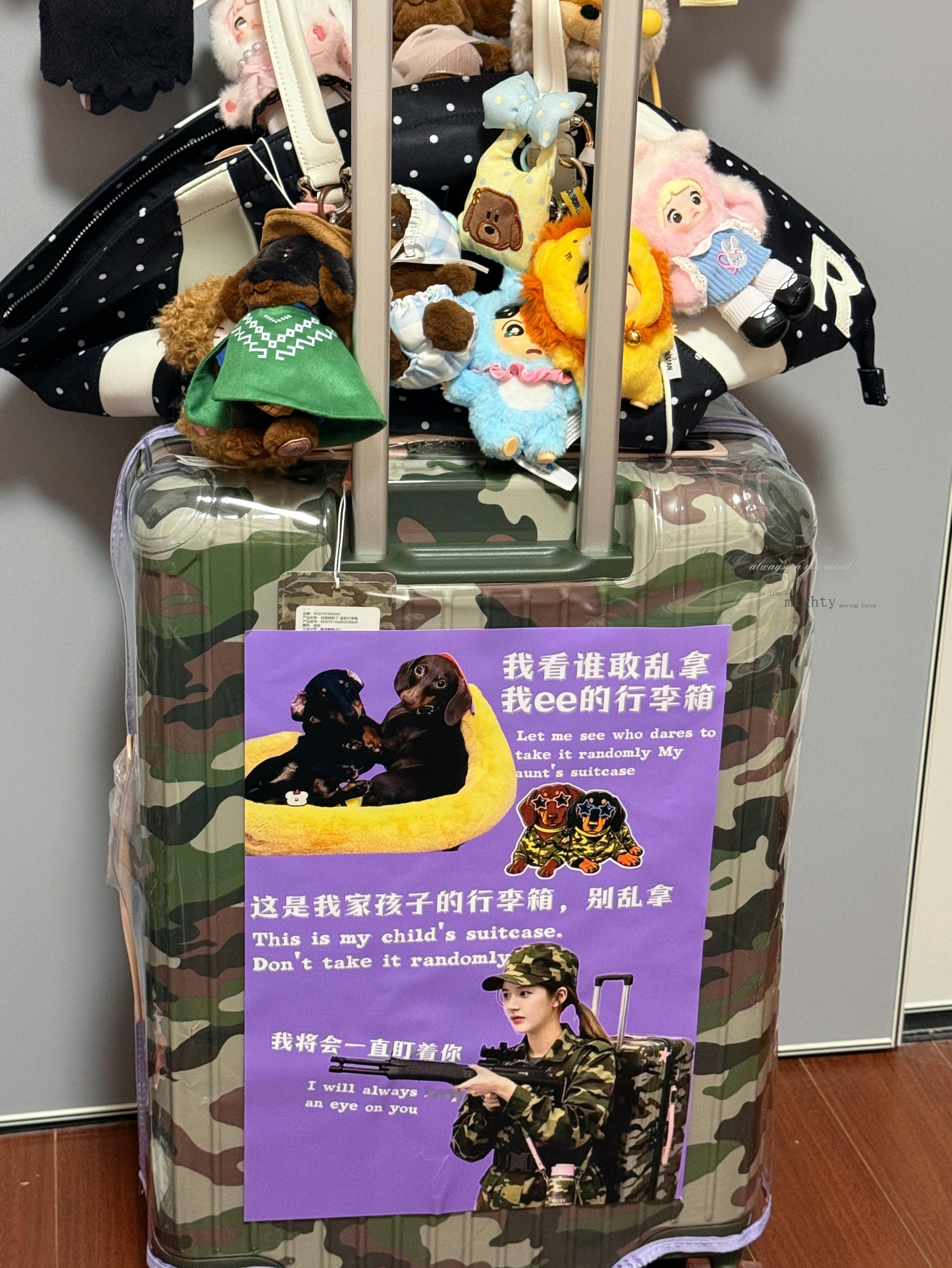 嘿嘿 以后出去旅游就这样出门