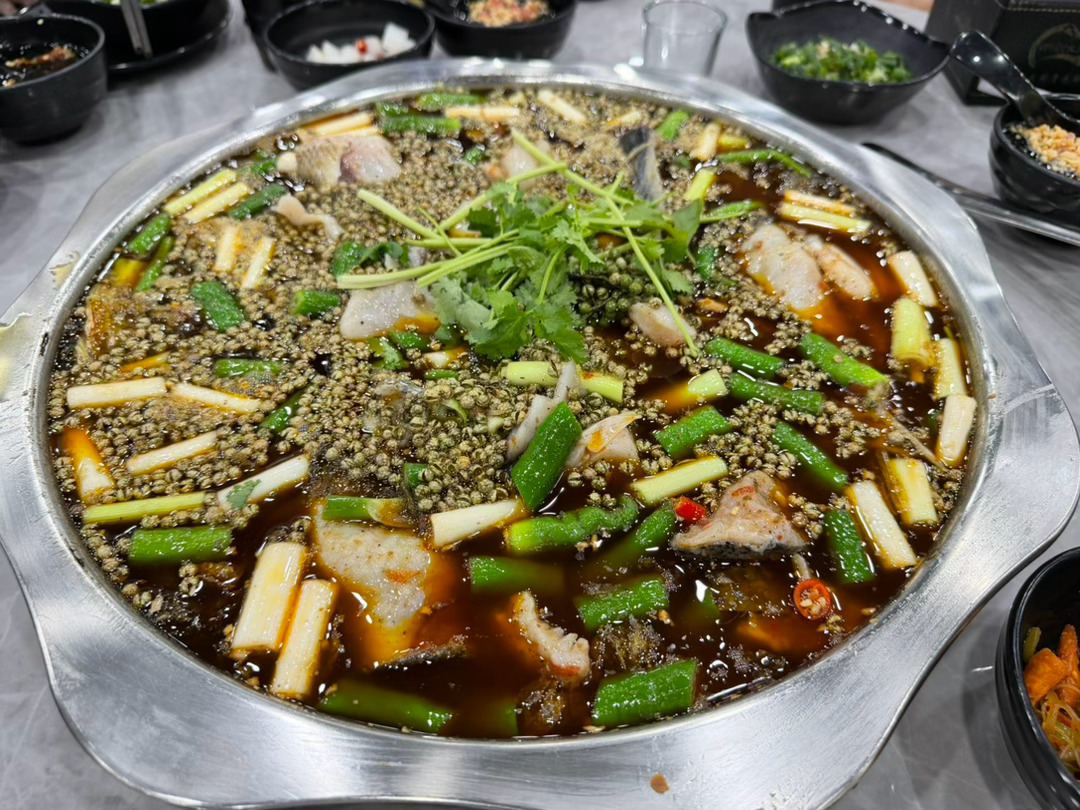 这青花椒鱼火锅真是把我香迷糊了 内江