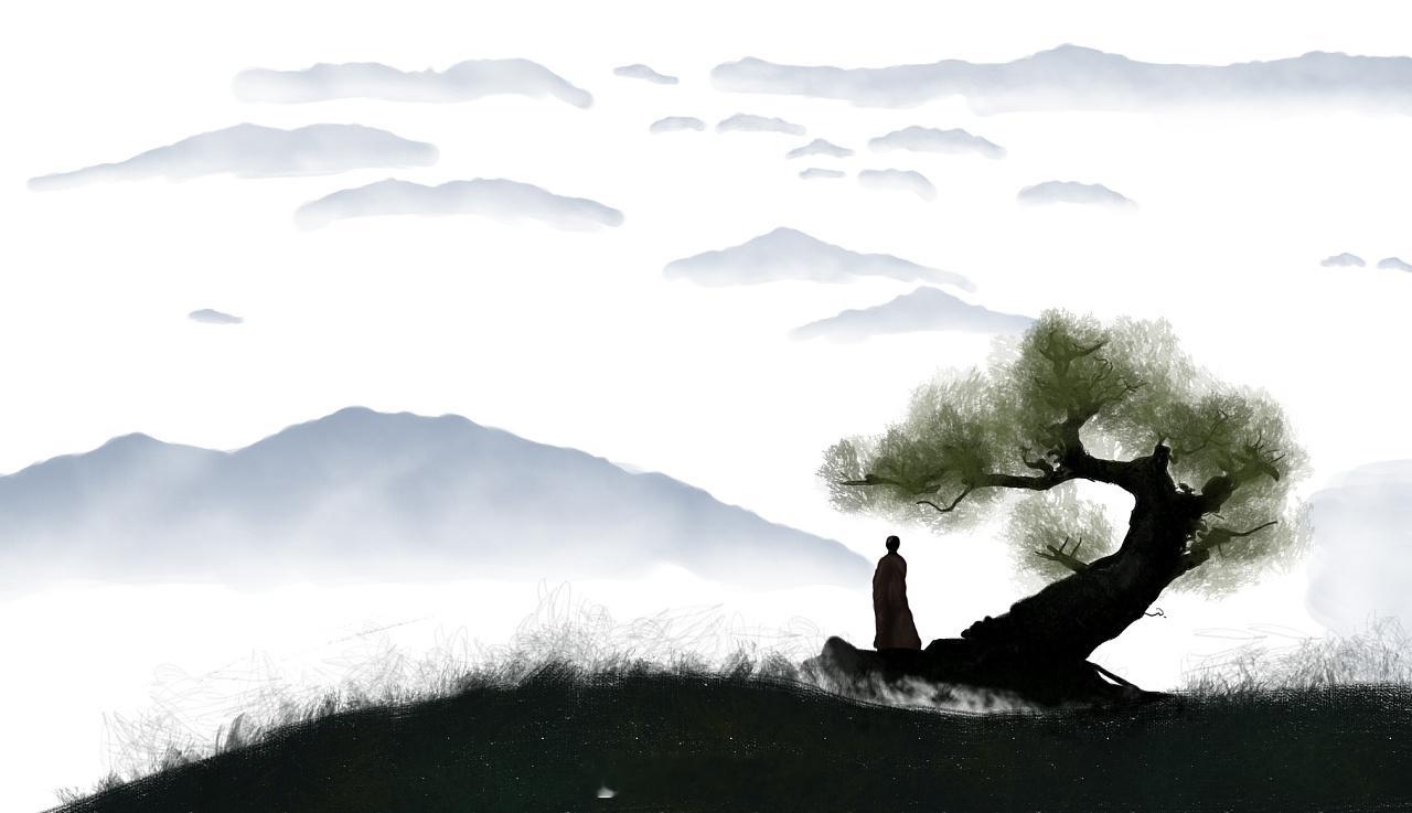 佛曰:菩提本无树，明镜亦非台，本来无一物， 何处惹尘埃。人本是人，不必刻意去做人