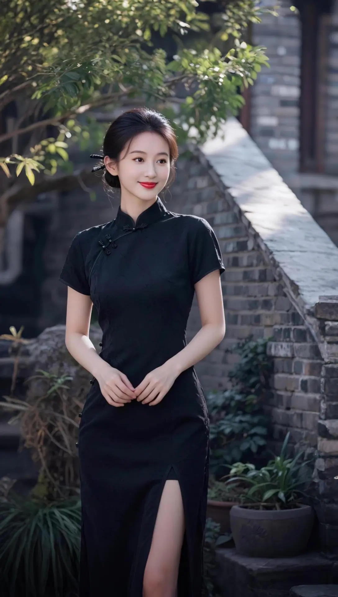 AI微笑旗袍写真 随变ai随便玩