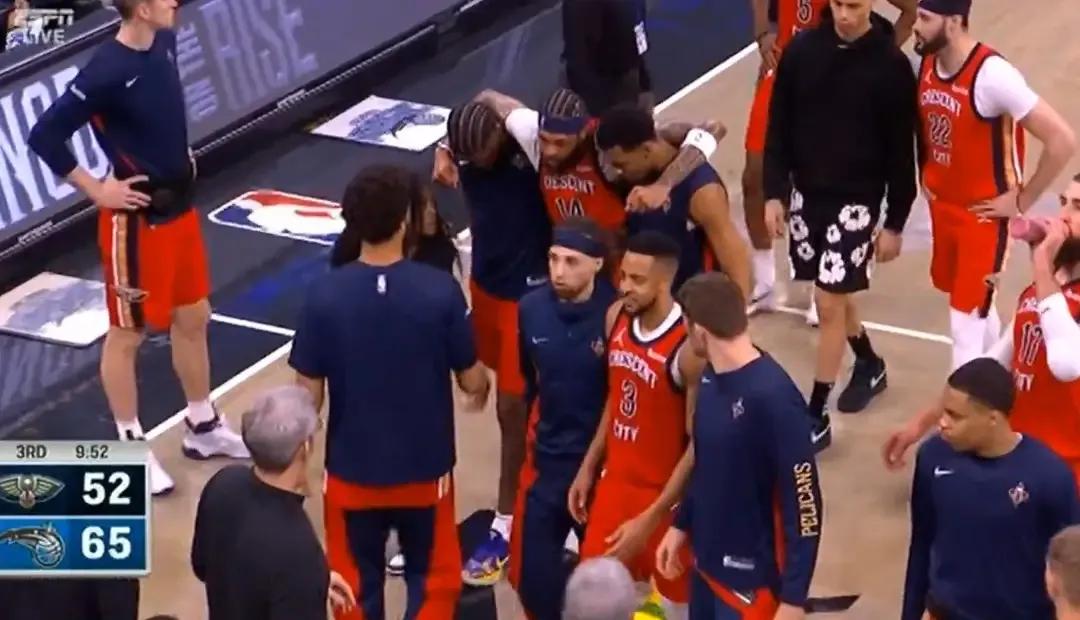 快船稳定在西部第四，鹈鹕基本追不上了，英格拉姆受伤了。
第一，鹈鹕输给魔术，更糟