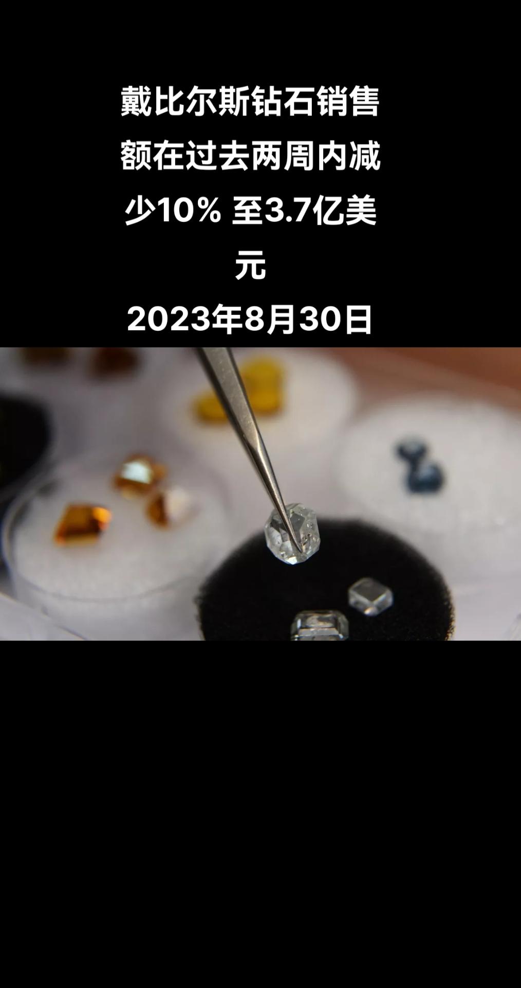俄罗斯卫星通讯社莫斯科8月30日电 国际钻石开采公司戴比尔斯公司（De Beer