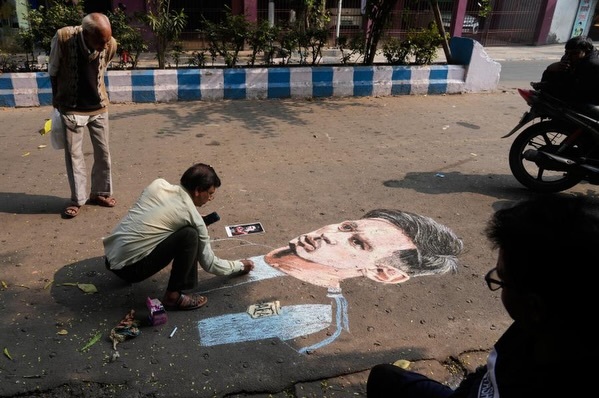 在印度加尔各答，到处充满着“梅西”梅西