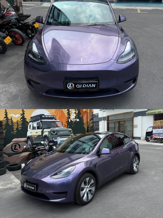 Model Y 紫到底有多美紫！！