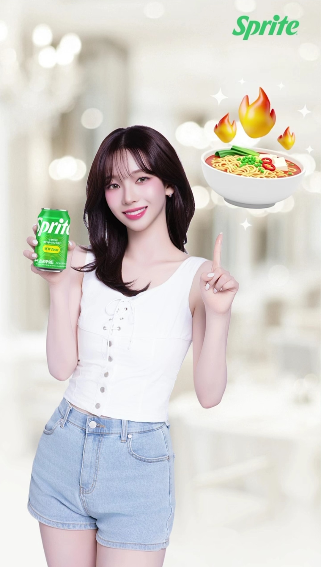 柳智敏 | 2025 雪碧Sprite宣传图 part 1💚🧊柳智敏Kari