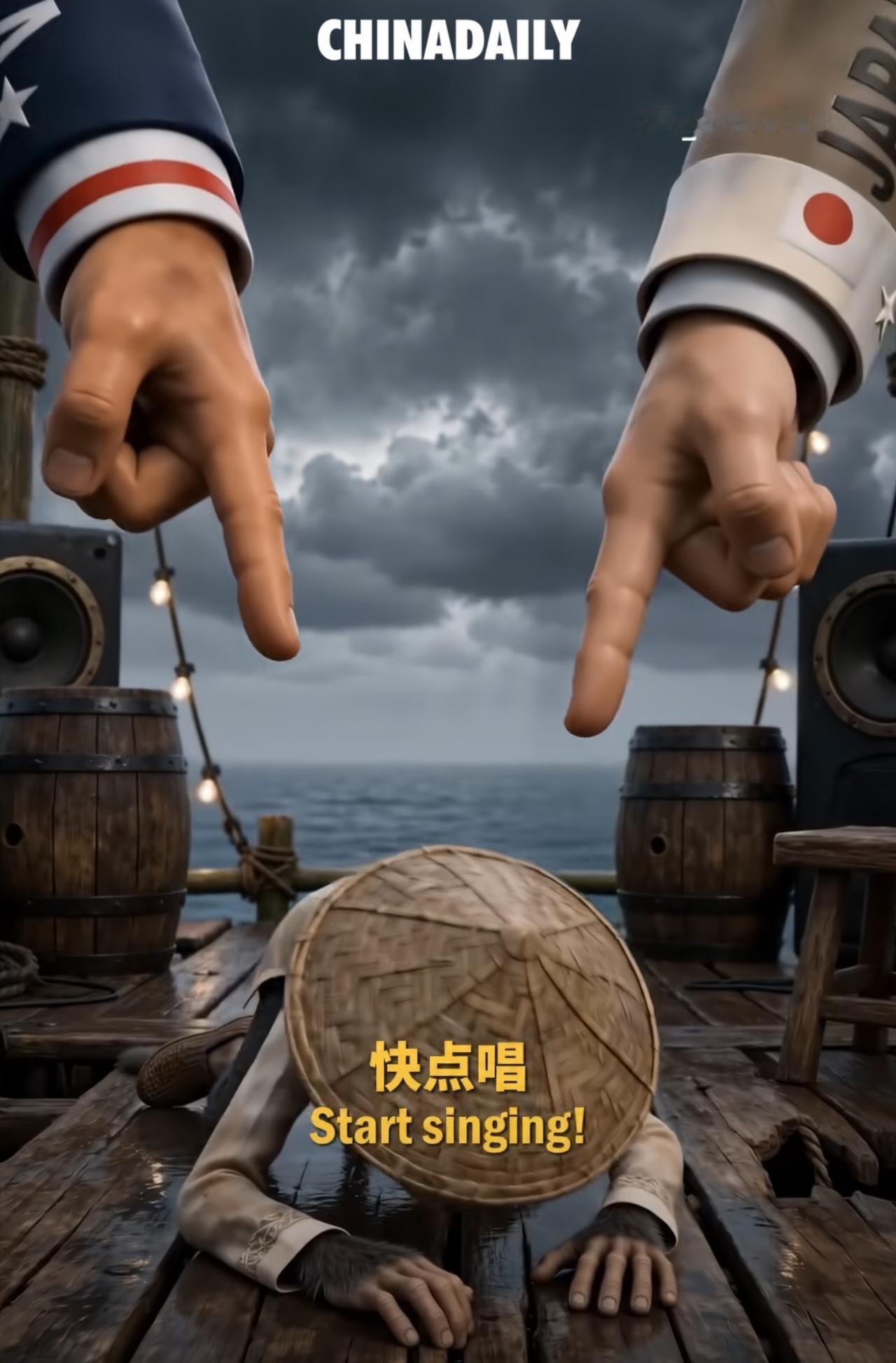 一段仅58秒的视频，直接让菲律宾方面坐不住了。菲律宾海警发言人随后公开抗议，情绪