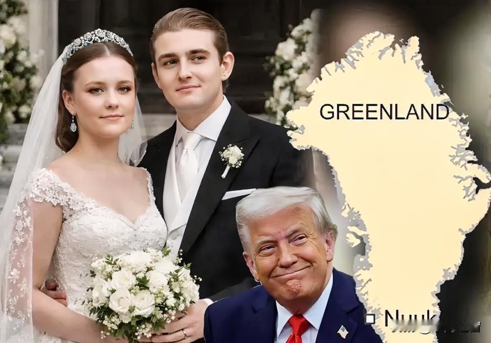 丹麦要想格陵兰岛安然无恙，只须一计，便可瓦解，那就是派丹麦公主和特朗普儿子“和亲