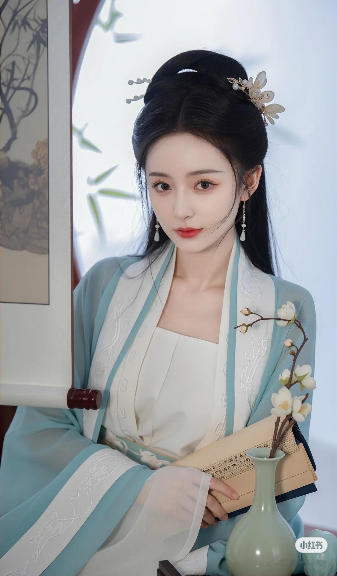 冬日生活打卡季美女穿搭写真