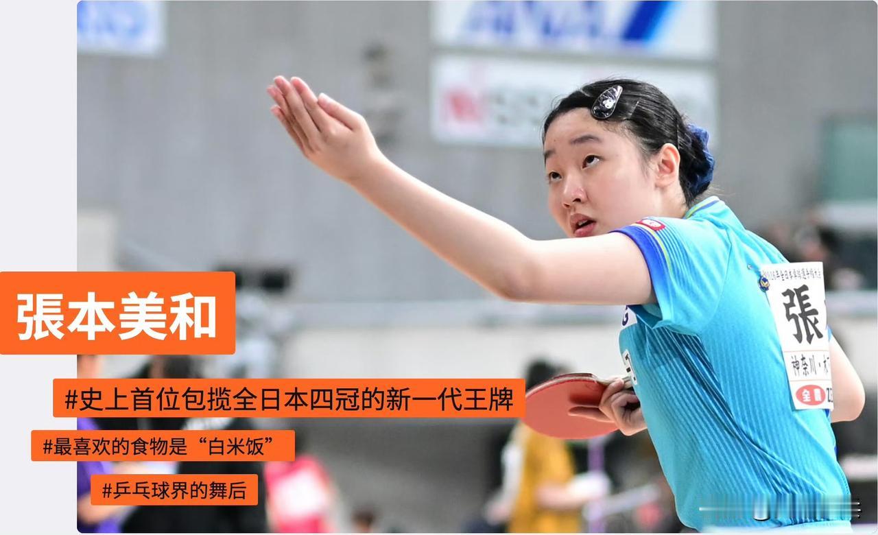 【TBS】焦点选手·张本美和
参赛项目：乒乓球
出生日期：2008年6月16日 