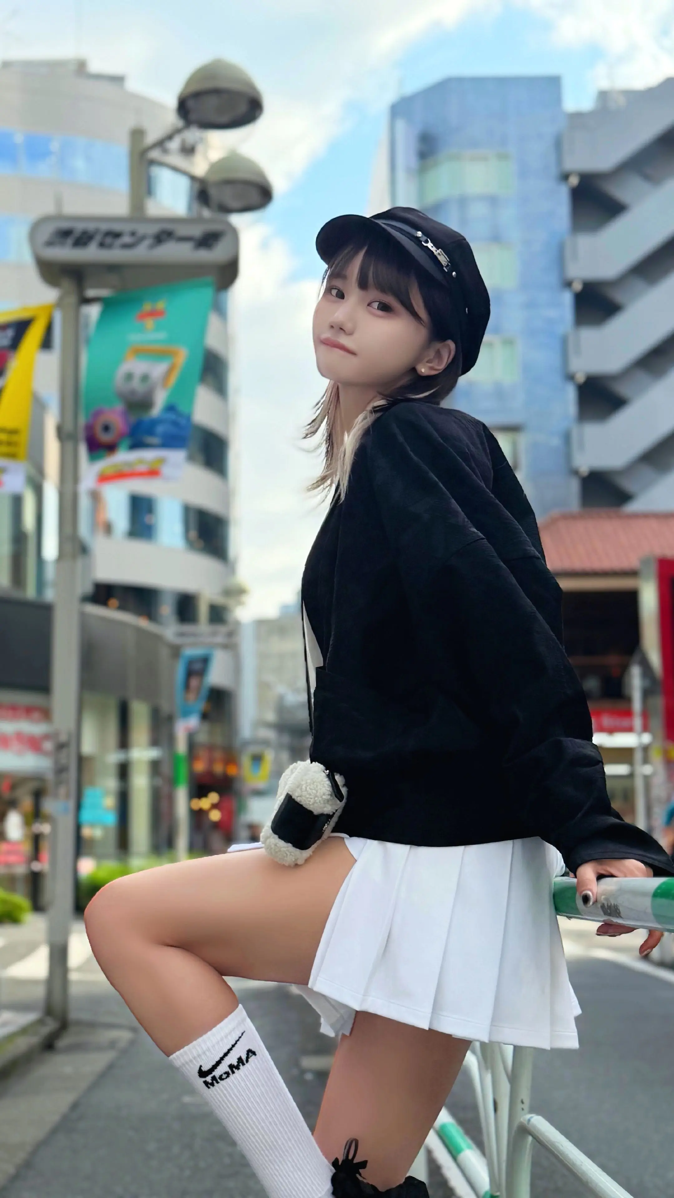 日系穿搭 涉谷街头 绝对领域 氛围感图集 美女壁纸