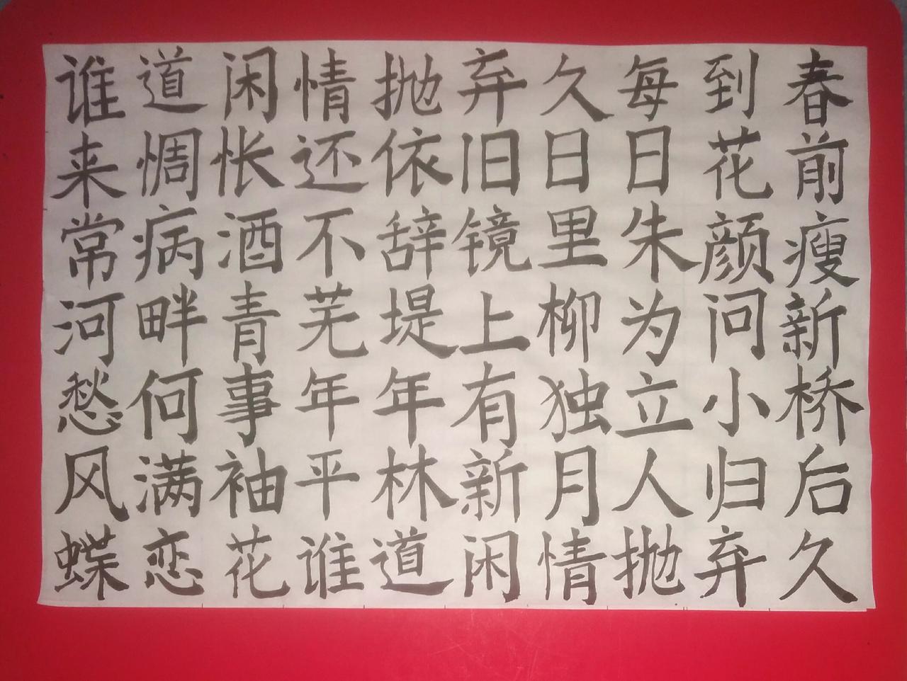 练练字 静静心