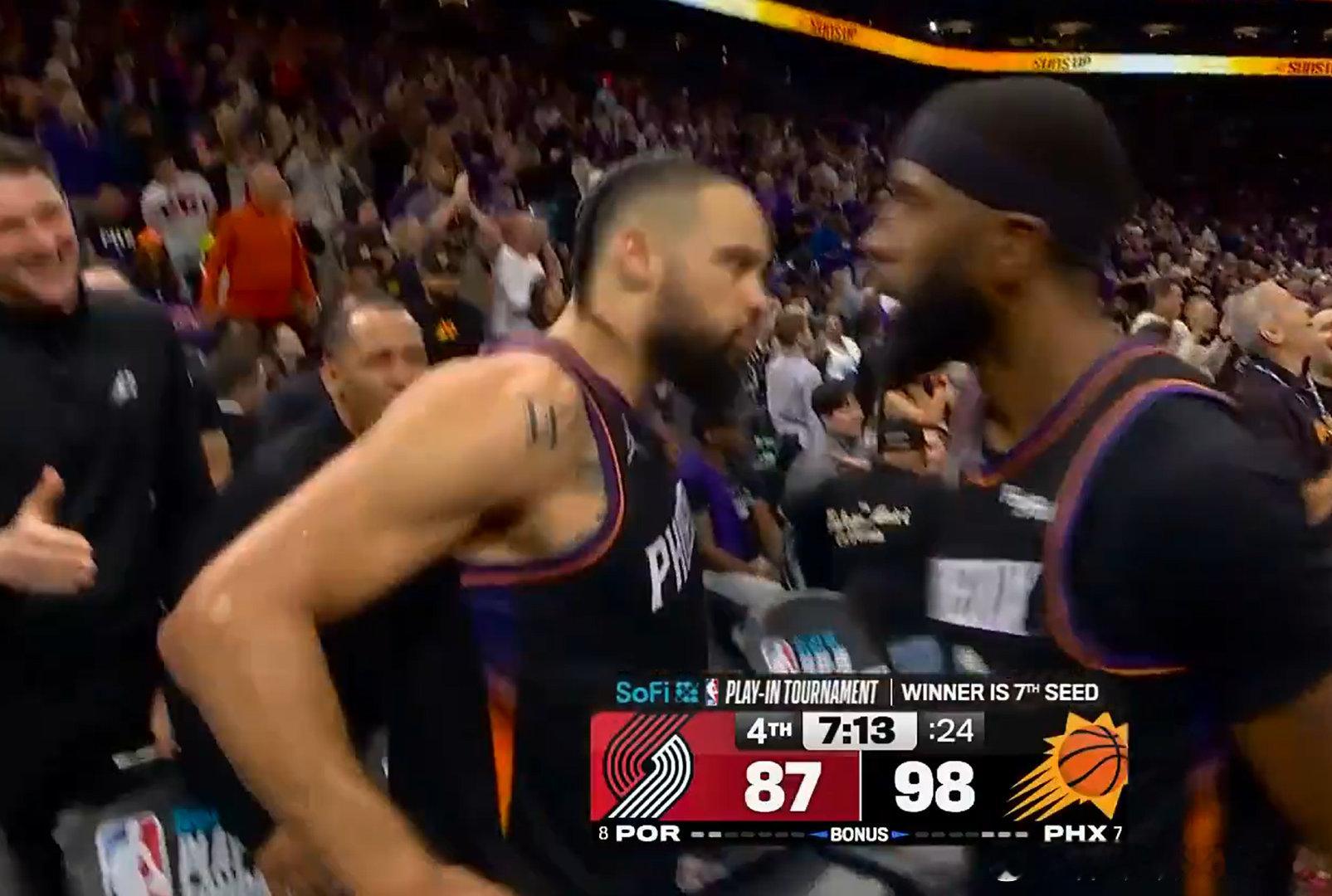 开拓者势头完全没有了开拓者vs太阳nba附加赛