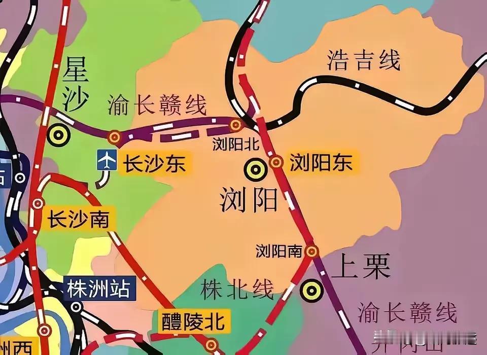 湖南省浏阳市，可谓是近水楼台先得月向阳花木早逢春，毕竟靠近长沙市。目前浏阳市的铁