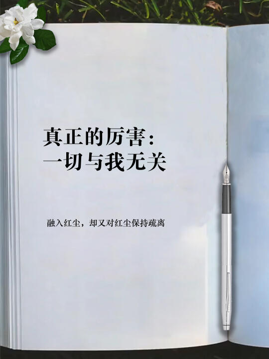 真正的厉害：一切与我无关