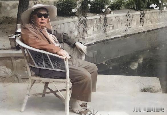 真是没想到，陈老总这幅钓鱼的标准打扮，在一名孩子的眼中怎么就成了一个大特务的形象