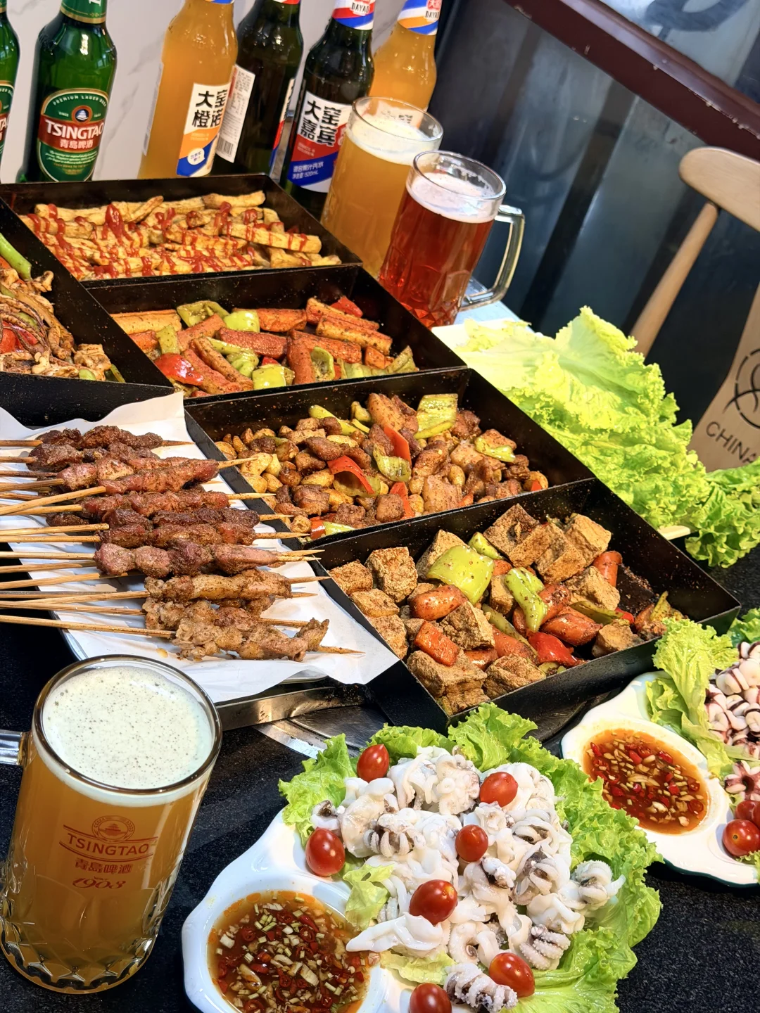 青岛美食推荐之一戳子肉❗万物皆可出戳