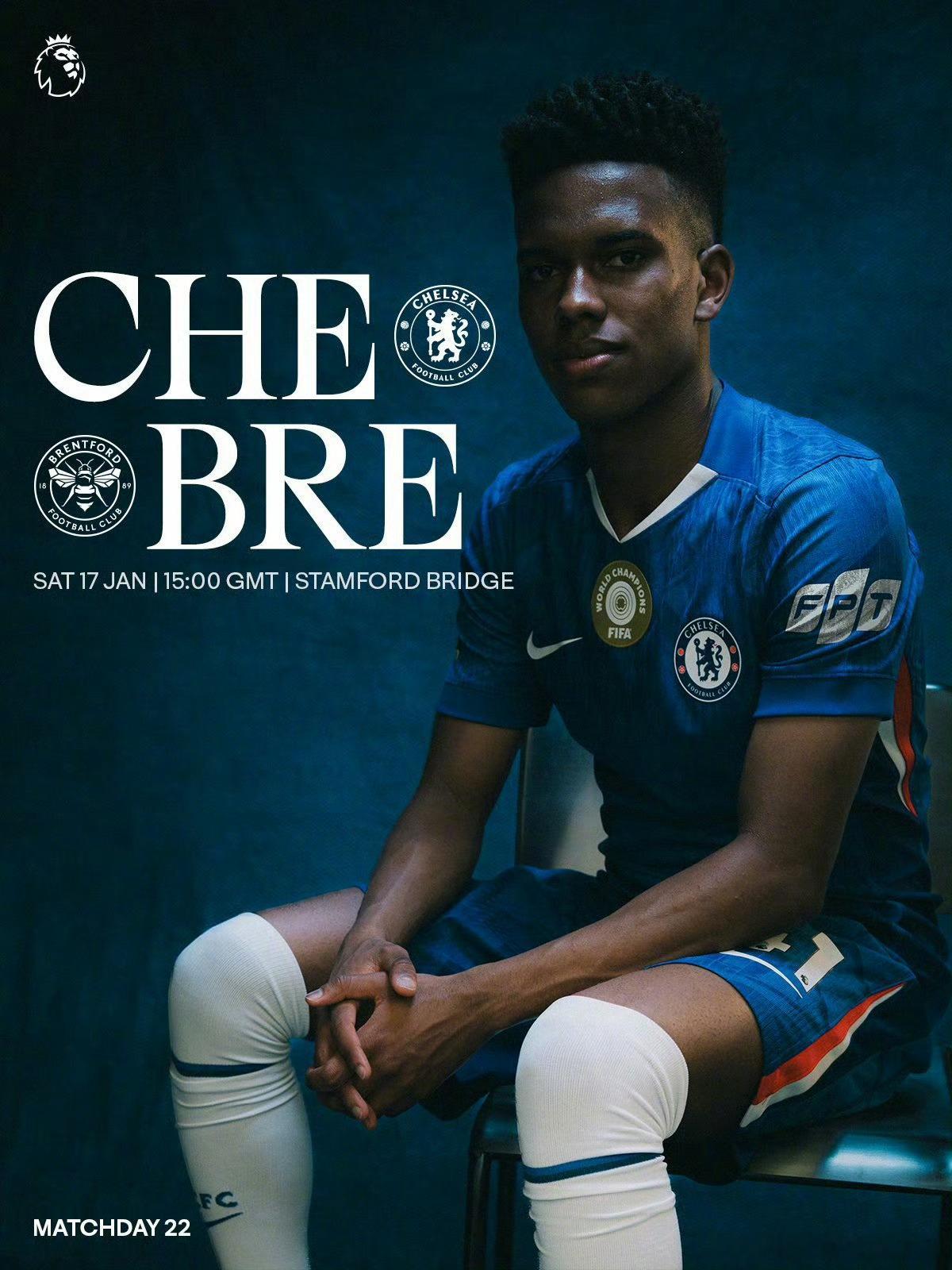 开车啦！今天的切尔西出战布伦特，想必大家心中早已有了答案！就是我们的切尔西在主场