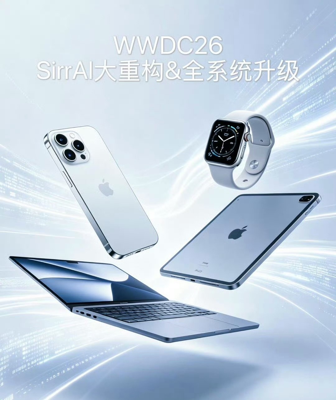这次WWDC落幕之后，苹果的市场表现着实让人意外，短短两天市值就大幅缩水。虽说发