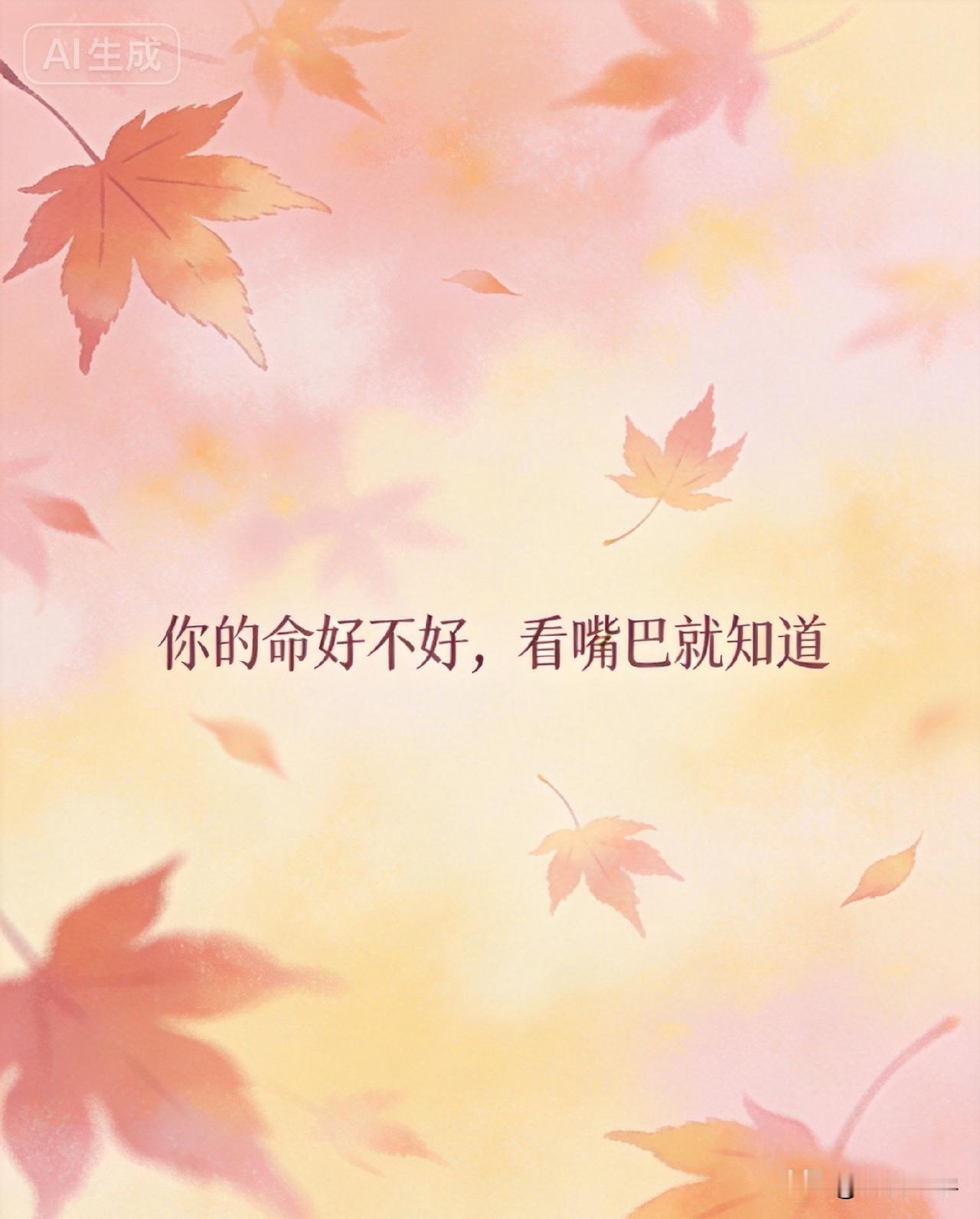 你的命好不好，看嘴巴就知道

老话说：“命好不如嘴好，嘴好不如心好。”一个张口就