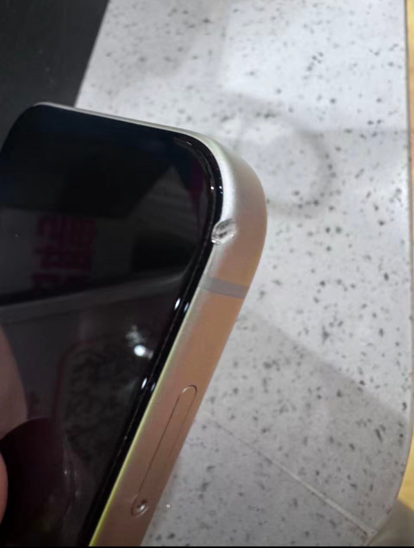 网友的 iPhone 17 Pro 摔了下变成这个样子了。看着都疼…… 