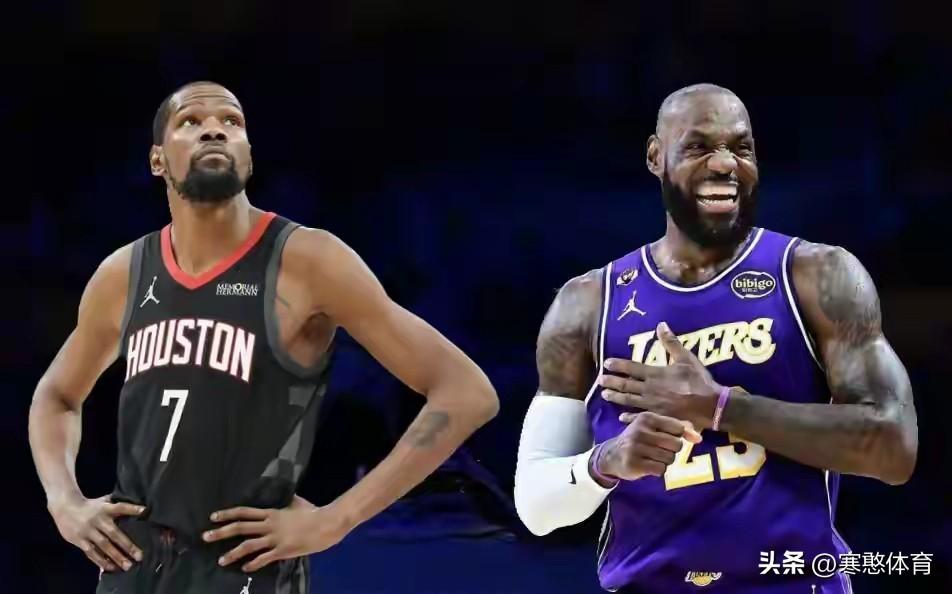 本场比赛，詹姆斯与杜兰特根本不是一个级别的对手:

詹姆斯目前41岁身高2.06