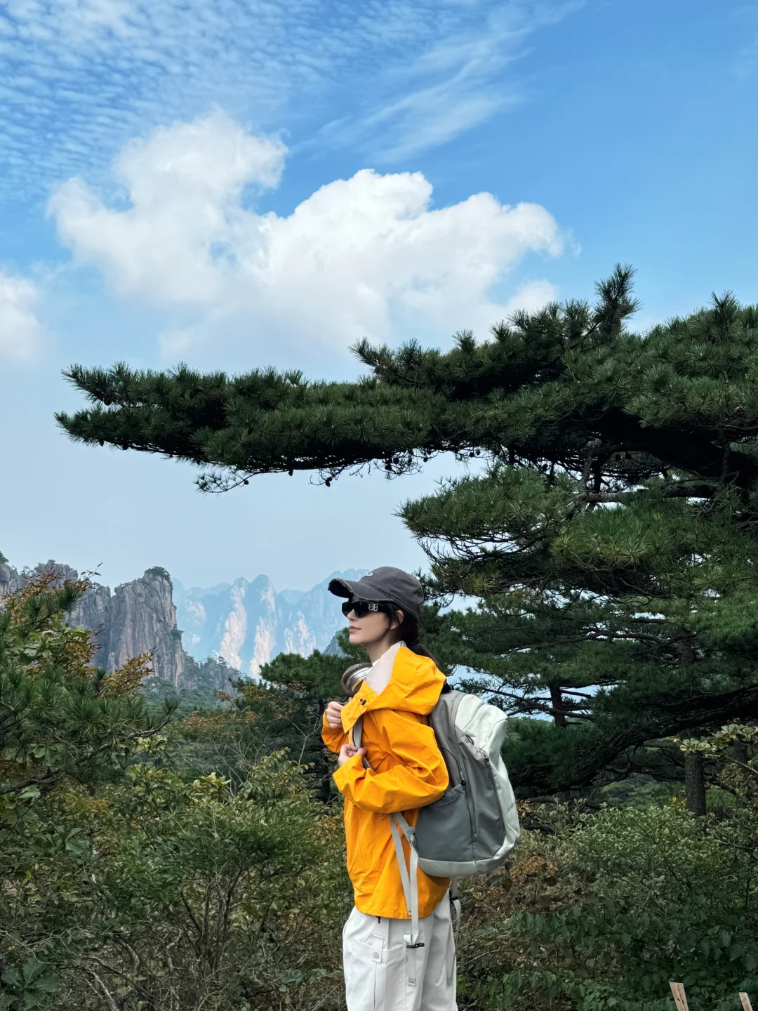 能爬黄山的都是勇士