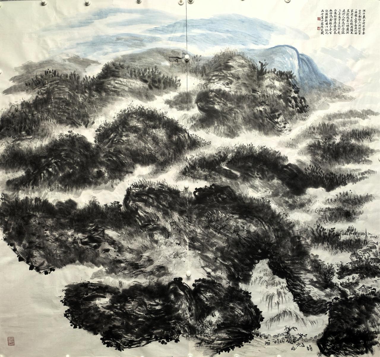 洞子岩想看看你相册里的山水画 中国山水画魅力所在何处? 
我本蜀人，少时求学要步