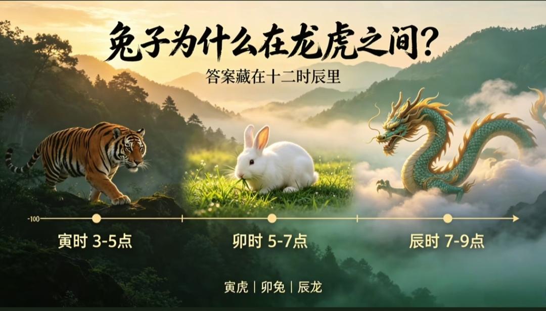 一直以为兔子是可爱的形象!但可以位于老虎与龙中间，肯定也不是什么善茬。
兔子表面
