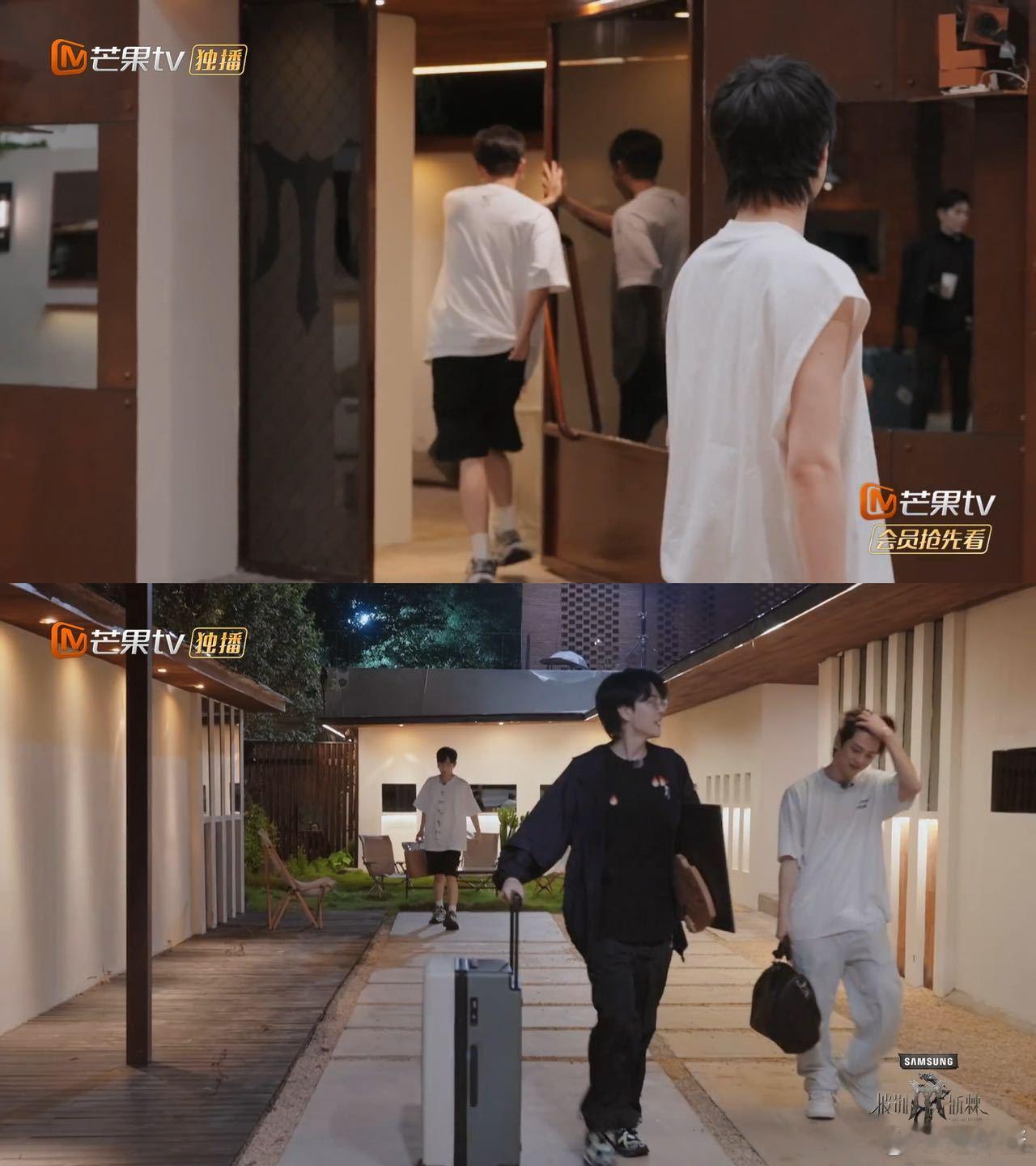 #胡夏披荆斩棘老子下班了# 胡夏下班场景超动人，高呼尽显喜悦。打工人的快乐被他演