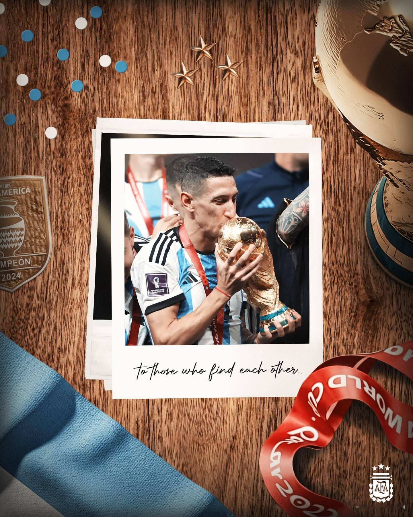 阿根廷英文官方；情人节快乐！❤️🔥梅西情人节快乐