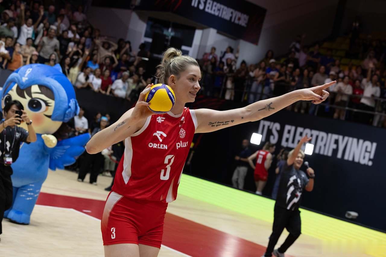 2025年女排世锦赛 第48场，G组，普吉岛，🇵🇱波兰3-2德国🇩🇪（+
