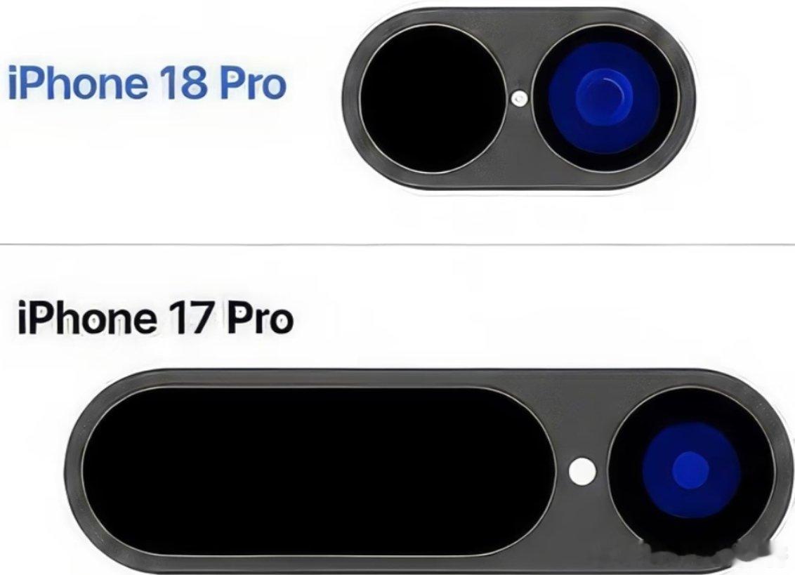 曝iPhone18Pro灵动岛大瘦身iPhone 17 Pro：20.76mmi