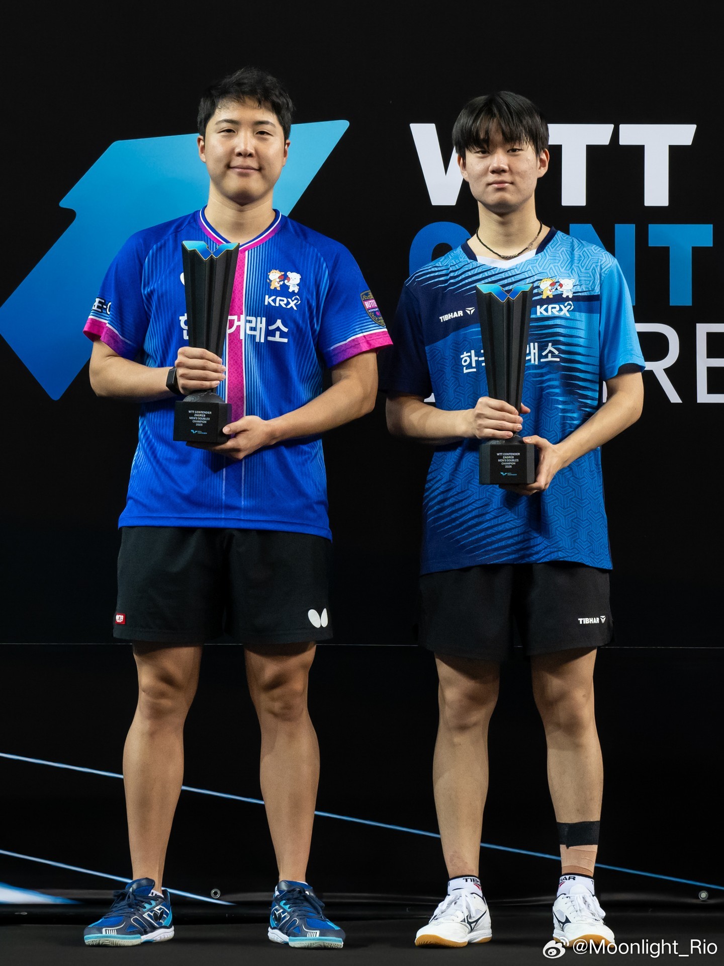 WTT常规挑战赛萨格勒布站2026 恭喜本站的冠军们🏆🤳 