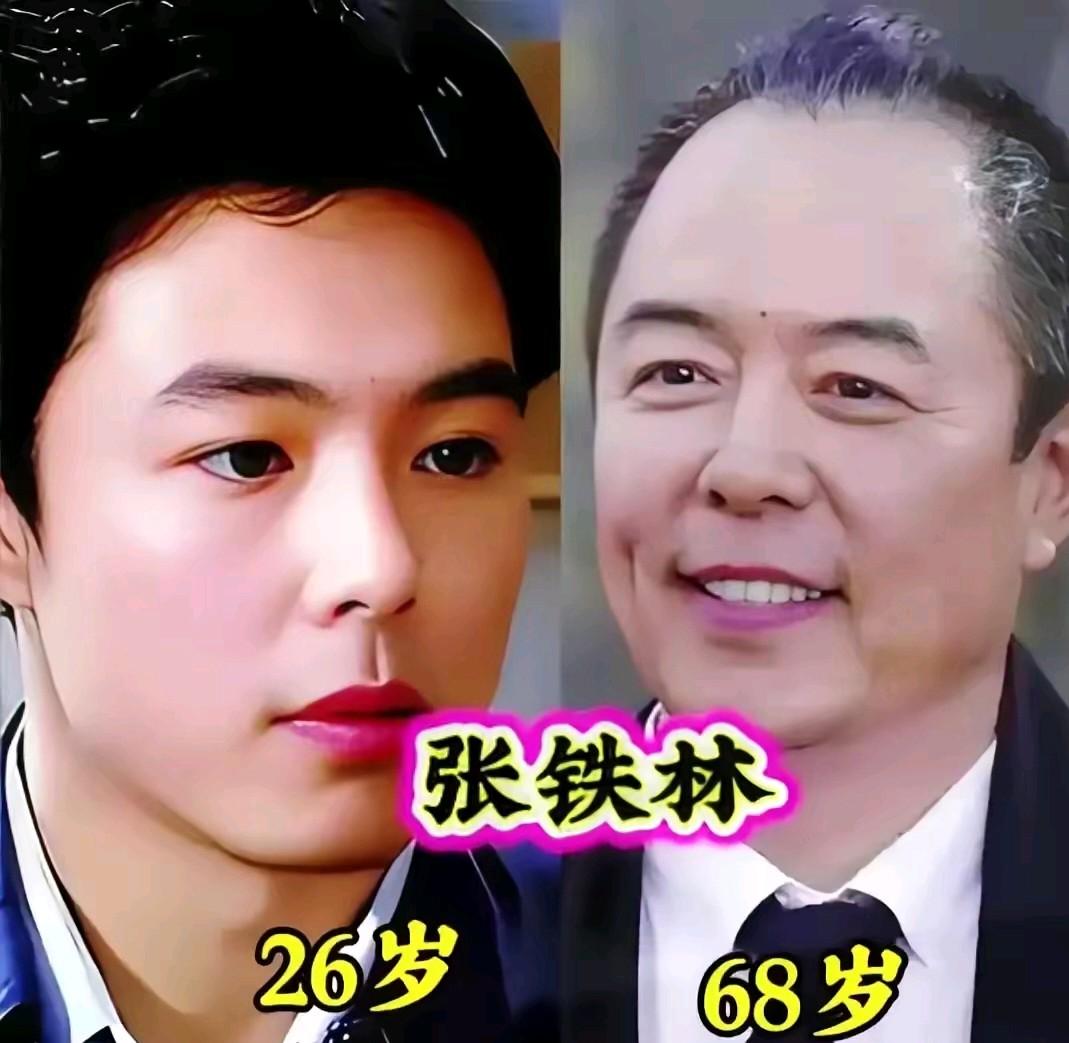 张铁林年轻时其实还是很帅的，只是老了以后秃顶了才变得油腻起来，看看年轻时的照片，
