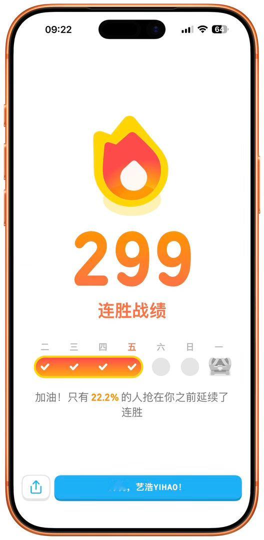 不知不觉多邻国已经299天了，但没感觉英文水平有多大进步呢[doge] ​​​